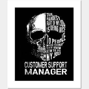 Costomer support manager gift Posters and Art